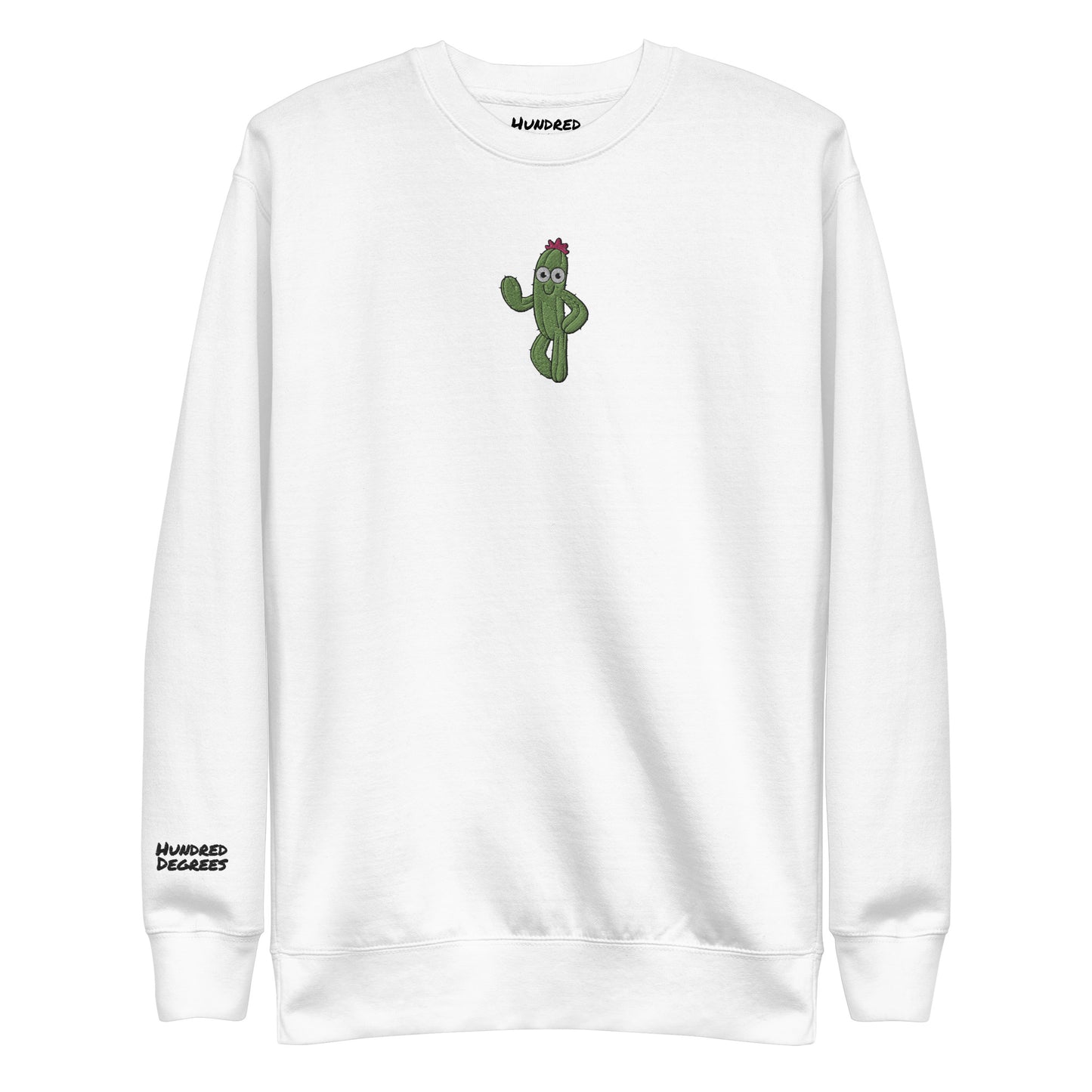 Embroidered Carl the Cactus Premium Sweatshirt